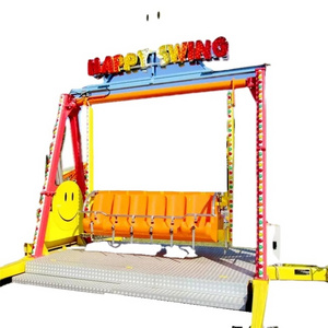 Amusement park children carnival rides trailer mounted happy swing for sale