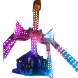 6 12 seats 360 degree carnival thrill spinning mini amusement park rides big swing hammer rotating pendulum ride