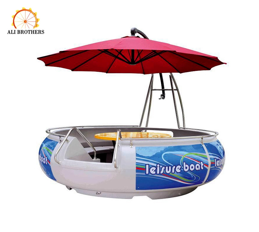 Outdoor water park BBQ donut boat electric boat for sale