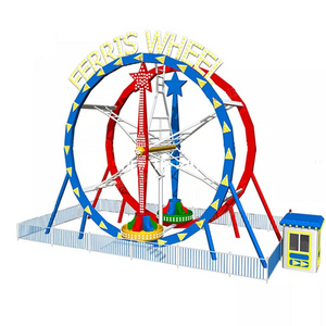 Amazing Entertainment thrilling outdoor amusement park Ride Human Gyroscope Ferris Ring Car For Sale