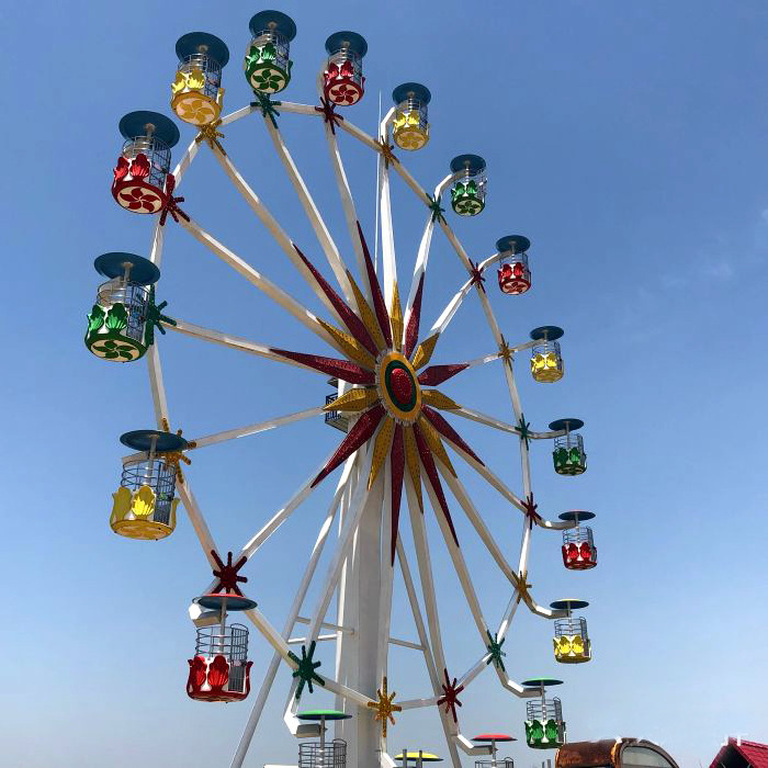 amusement park rides 30m ferris wheel with open cabin 72 seats electric basket ferris wheel for sale