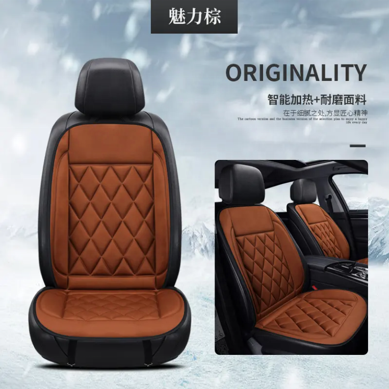 Heating Car Seat Cushion Seat Cover Heated Warmer Cushion Universal Heated Sports Car Seat Covers