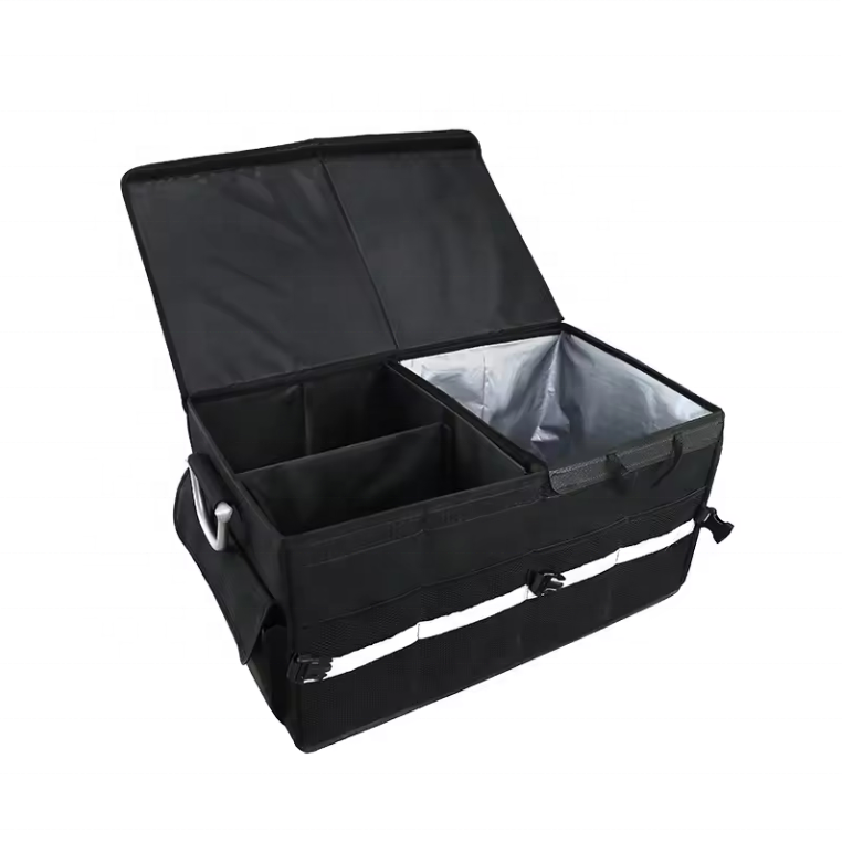 New fashion multi-functional Oxford Collapsible Backseat Car Organizer Storage Box Boot Car Trunk Organizer