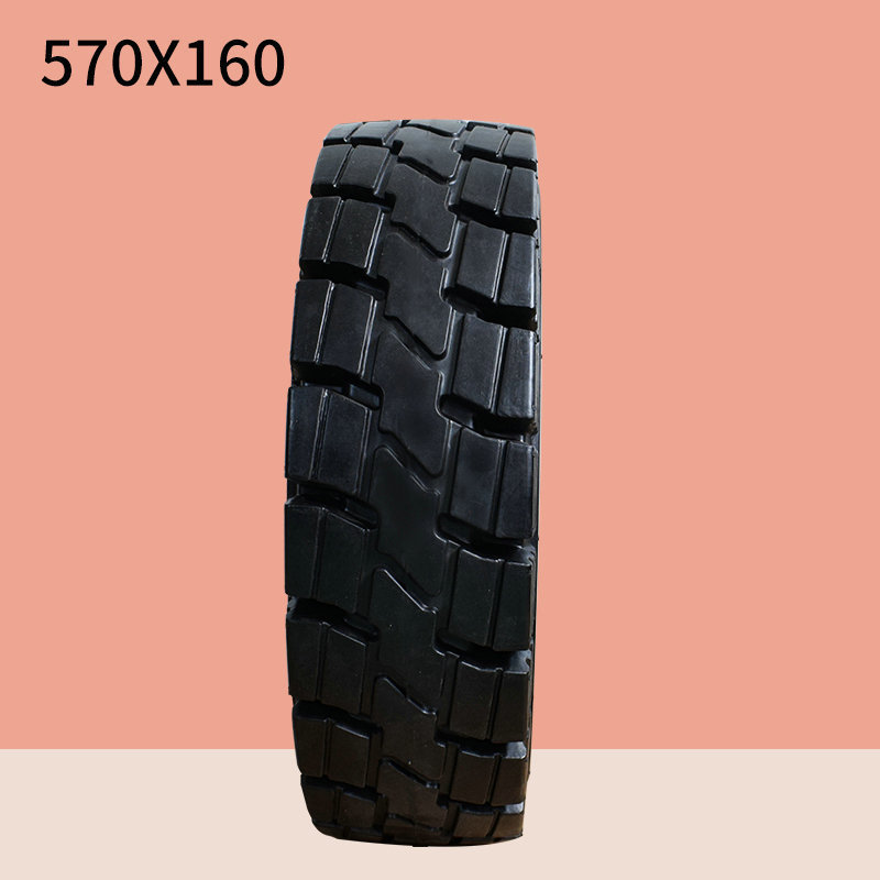 Solid tire 570X160 for skid steer bob cat S70 GEHL1640E