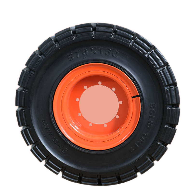 Solid tire 570X160 for skid steer bob cat S70 GEHL1640E