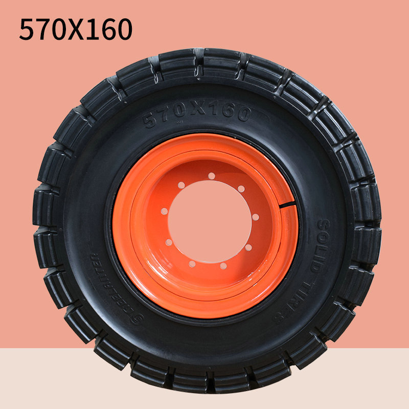 Solid tire 570X160 for skid steer bob cat S70 GEHL1640E