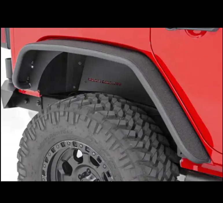 High Level Material Customized 4x4 Offroad Accessories TUBULAR FENDER FLARES 07-18 FOR JEEP WRANGLER JK