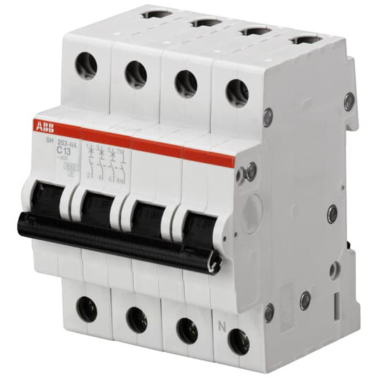 MCB SH203-C8NA Miniature Circuit Breaker -3+NP - C - 8 A