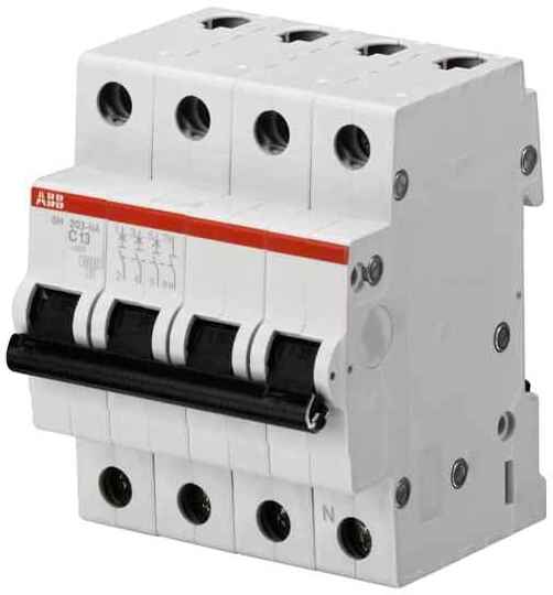 MCB SH203-C8NA Miniature Circuit Breaker -3+NP - C - 8 A