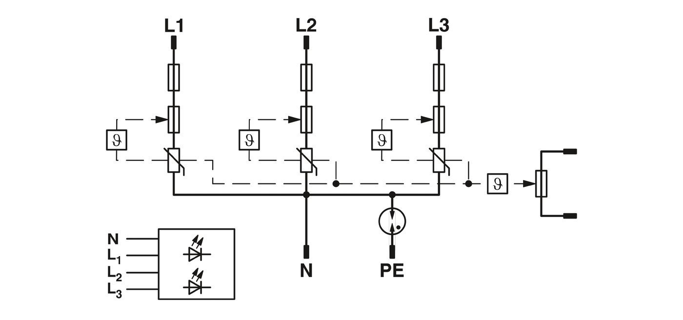 2905236 PLT-SEC-T3-3S-230-P Type 3 Surge Protector - Plug