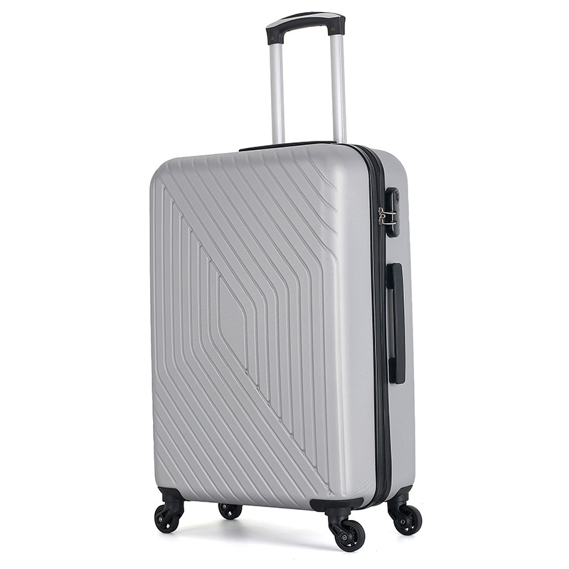 Hard Shell Trolley Case 3pcs set ABS Luggage Set With 4 Removable Wheels