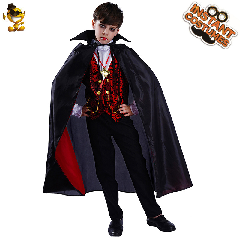 Halloween, horror children's costumes, masquerade, cosplay outlet costumes, stage costumes, costumes, vampire boy