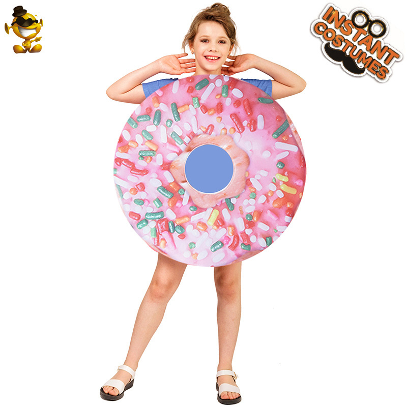 Beautiful Halloween Party Kids Funny Cosplay Strawberry Chocolate Doughnut Costumes