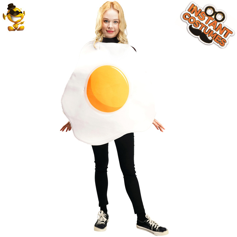 Unisex Food Costume Funny Bacon Costume and Egg Costume for Adults