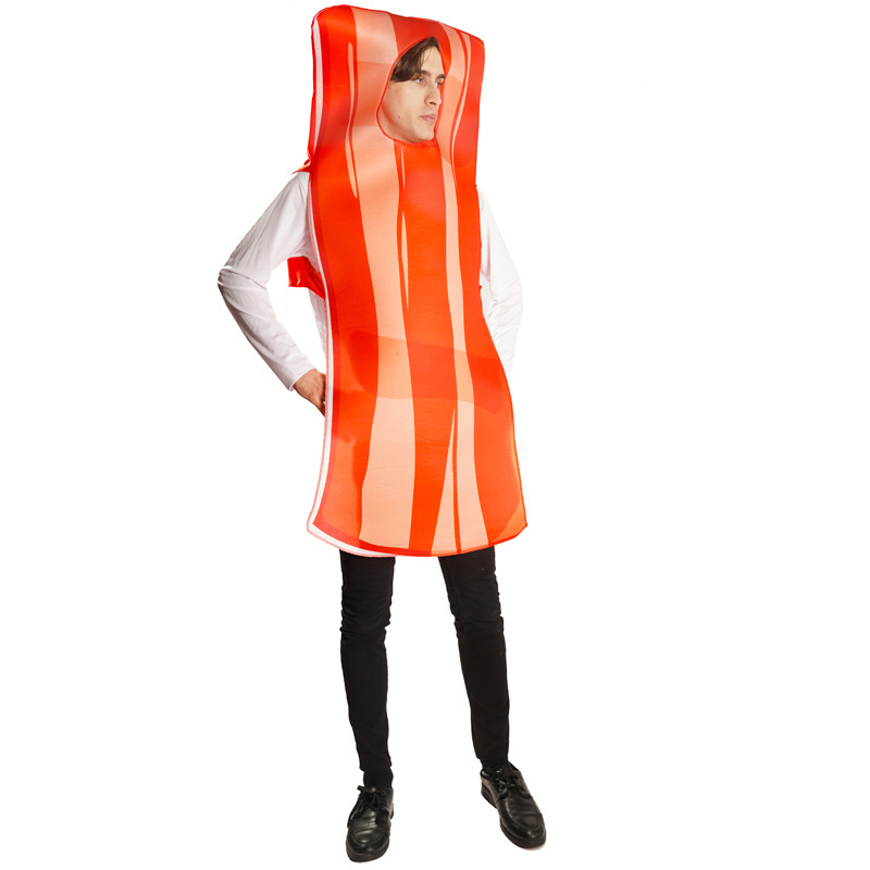 Unisex Food Costume Funny Bacon Costume and Egg Costume for Adults