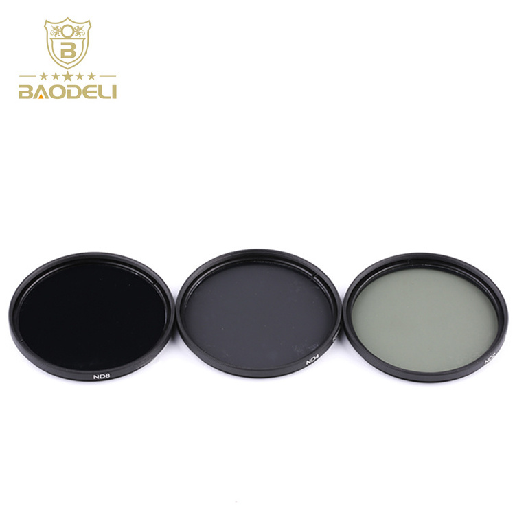 BAODELI Lens Filtro Nd 2 4 8 Filter 49 52 55 58 62 67 72 77 82 Mm ND Filter