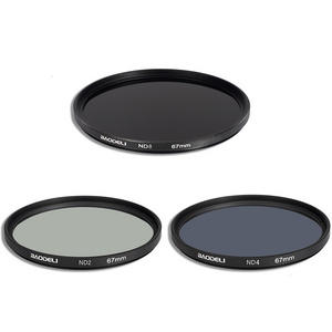 BAODELI Lens Filtro Nd 2 4 8 Filter 49 52 55 58 62 67 72 77 82 Mm ND Filter