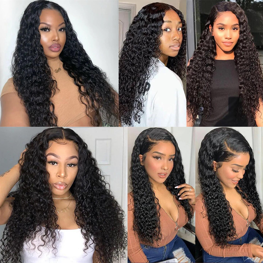 Frontal Wig Vendors Hair Lace Front Wig New Wholesale Cheap Peruvian Water Wave 360 Lace with Baby Hair Human Hair