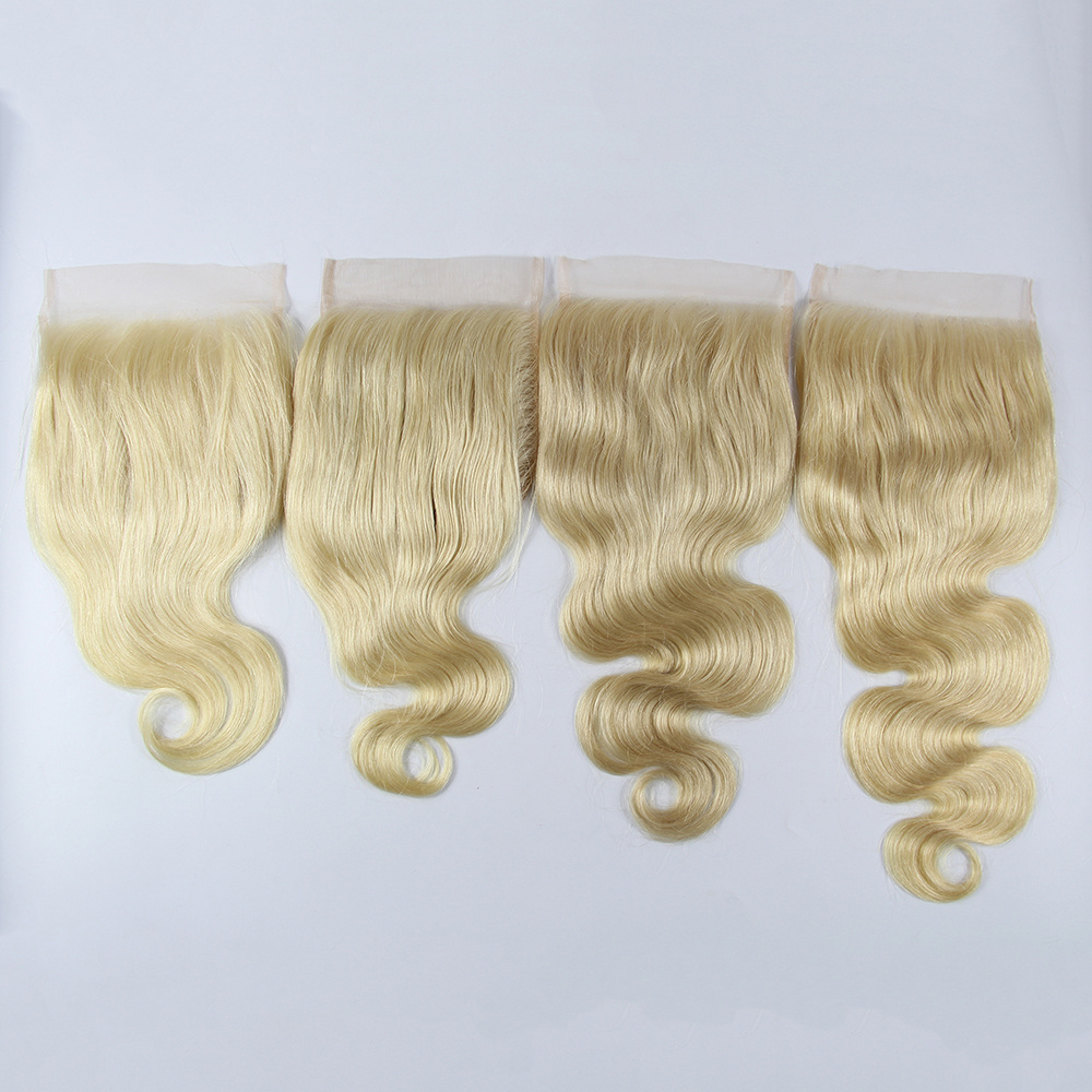 12A Raw indian cuticle aligned virgin cheap 40 inch human bundle hair vendor, color blonde straight 613  bundles with closure