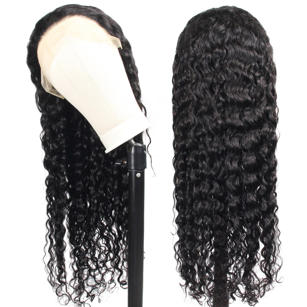 Frontal Wig Vendors Hair Lace Front Wig New Wholesale Cheap Peruvian Water Wave 360 Lace with Baby Hair Human Hair