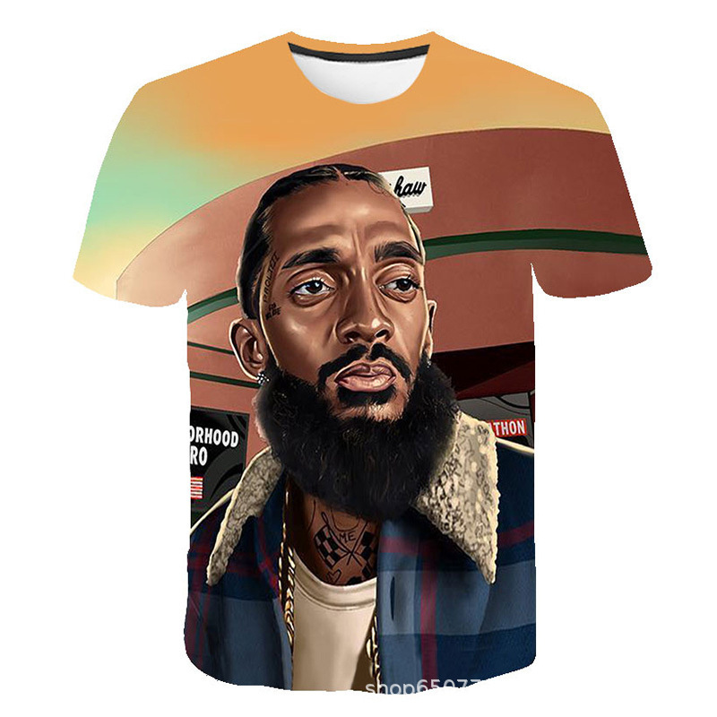 Custom 3d digital printing mardi gras t shirt printer rapper graphic t shirts Polyester Cotton Blend shirts for men hip hop