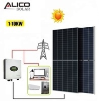 5kw solar inverter 5.5kw off grid solar system 10kw solar panel kit with battery and inverter