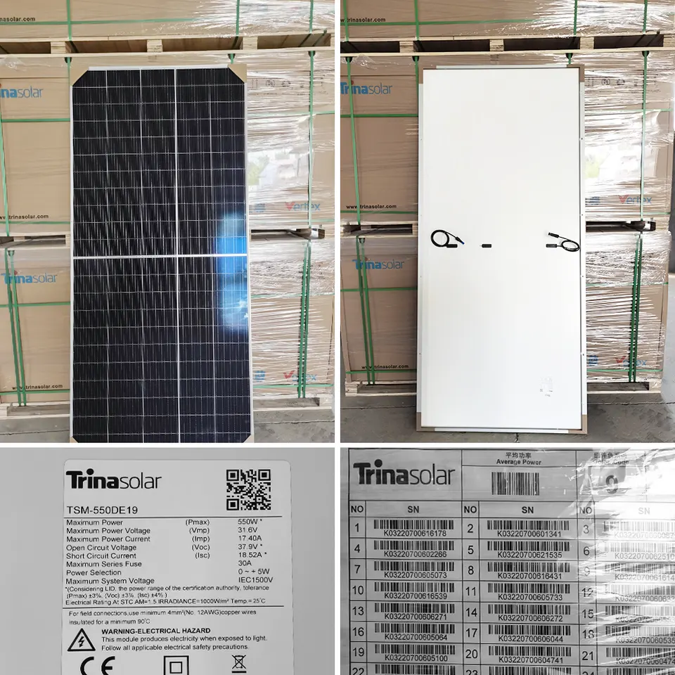 Best Price Trina Vertex S+ 425W Black Frame Solar Panels Tem-Neg9.29 425 Watt Solar Panel Home