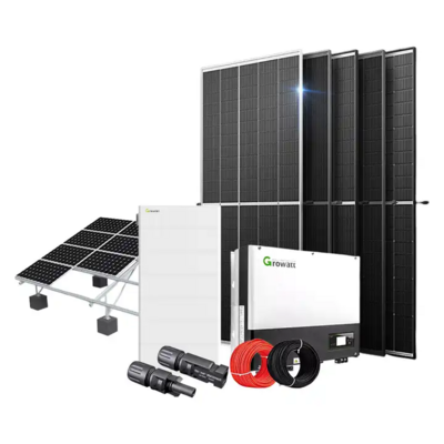 Complete Set Solar Panel Power System 5kw 6kw 8kw 10Kw Solar Energy Residential Hybrid Solar System