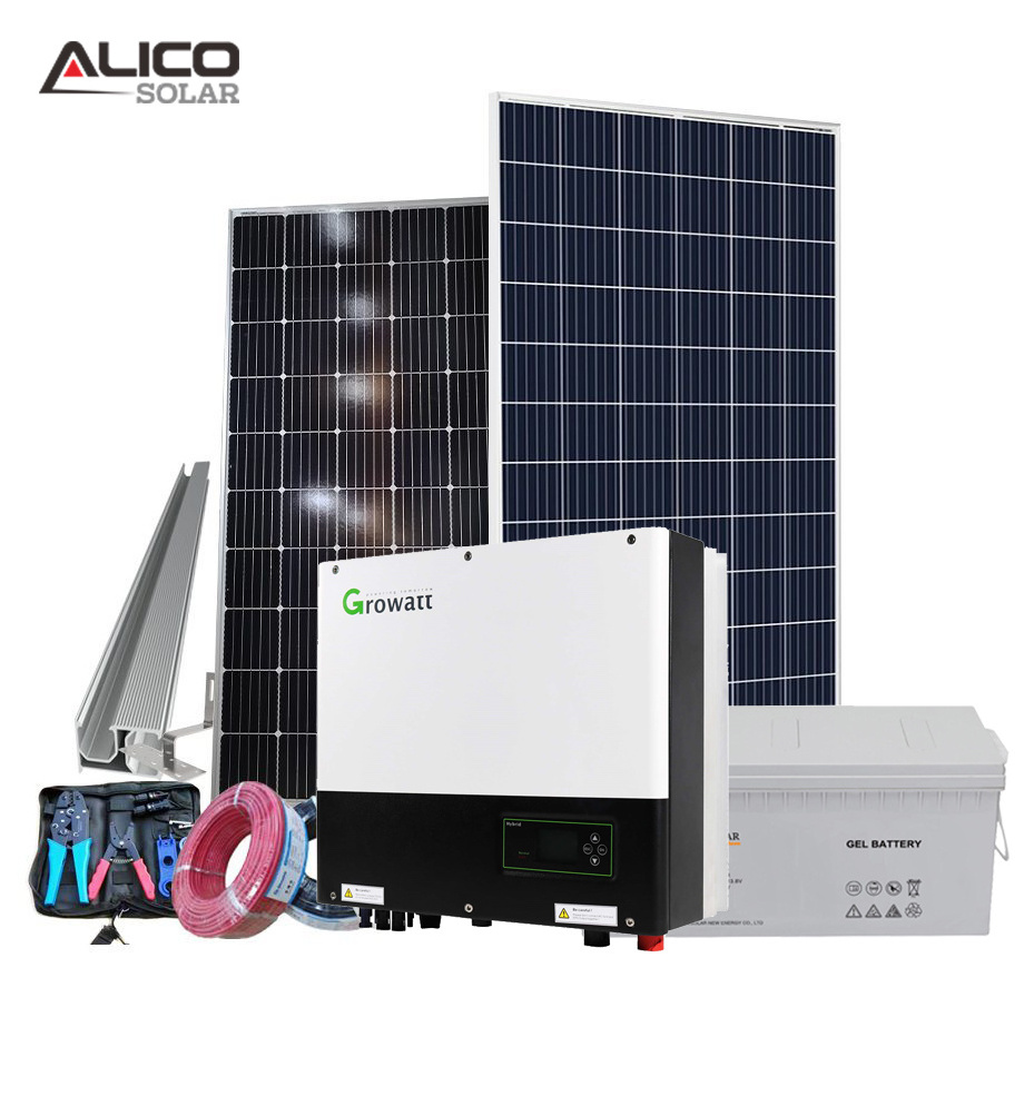 3000W 5000W Solar Power Generator Systems Photovoltaic Solar Panel Kits Off Grid Solar Power System Portable 5000 Watts MPPT