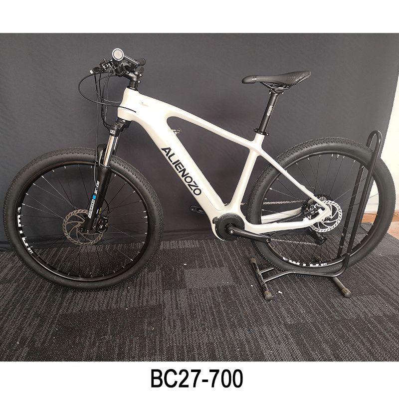 Alienozo 2022 electric bike e bicycle bofeili mid drive with hidden battery carbon frame ebike