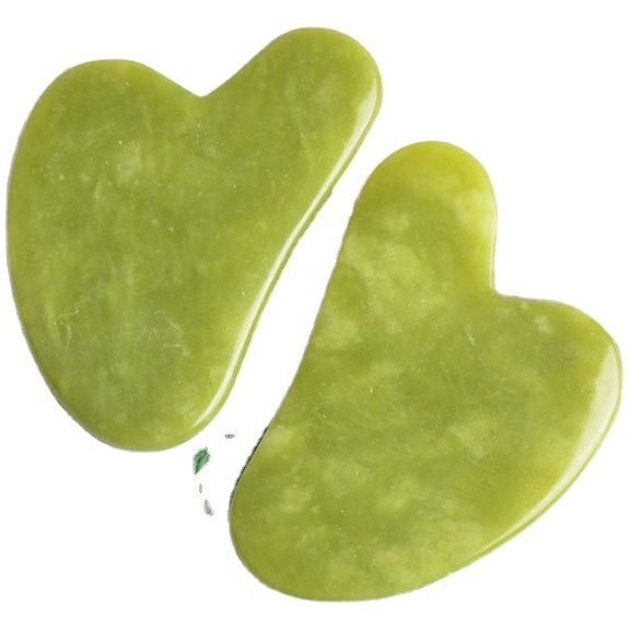 Natural Guasha Facial Jade Face Body Care Spa Gua Sha Board Massager Tool