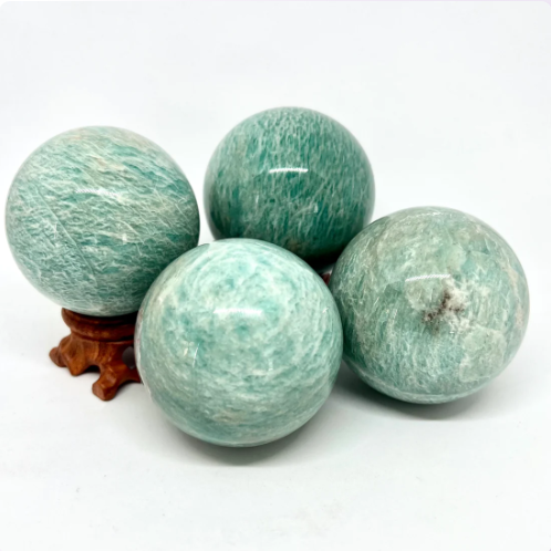 High Quality Crystal Hand Polished Crystal Ball Amazonite Sphere For Healing And Decoration by ALIF CRYSTAL AND AGATE