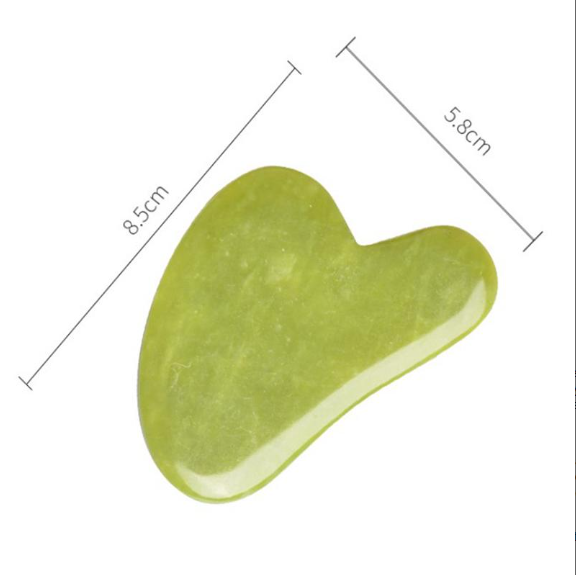 Natural Guasha Facial Jade Face Body Care Spa Gua Sha Board Massager Tool