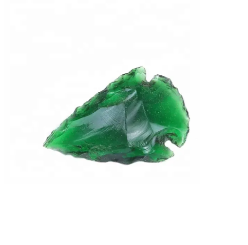 Best Quality Hot Sale Green Glass agate Arrowhead Online at best prices | Get Best quality Arrowhead for sale