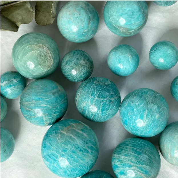 High Quality Crystal Hand Polished Crystal Ball Amazonite Sphere For Healing And Decoration by ALIF CRYSTAL AND AGATE