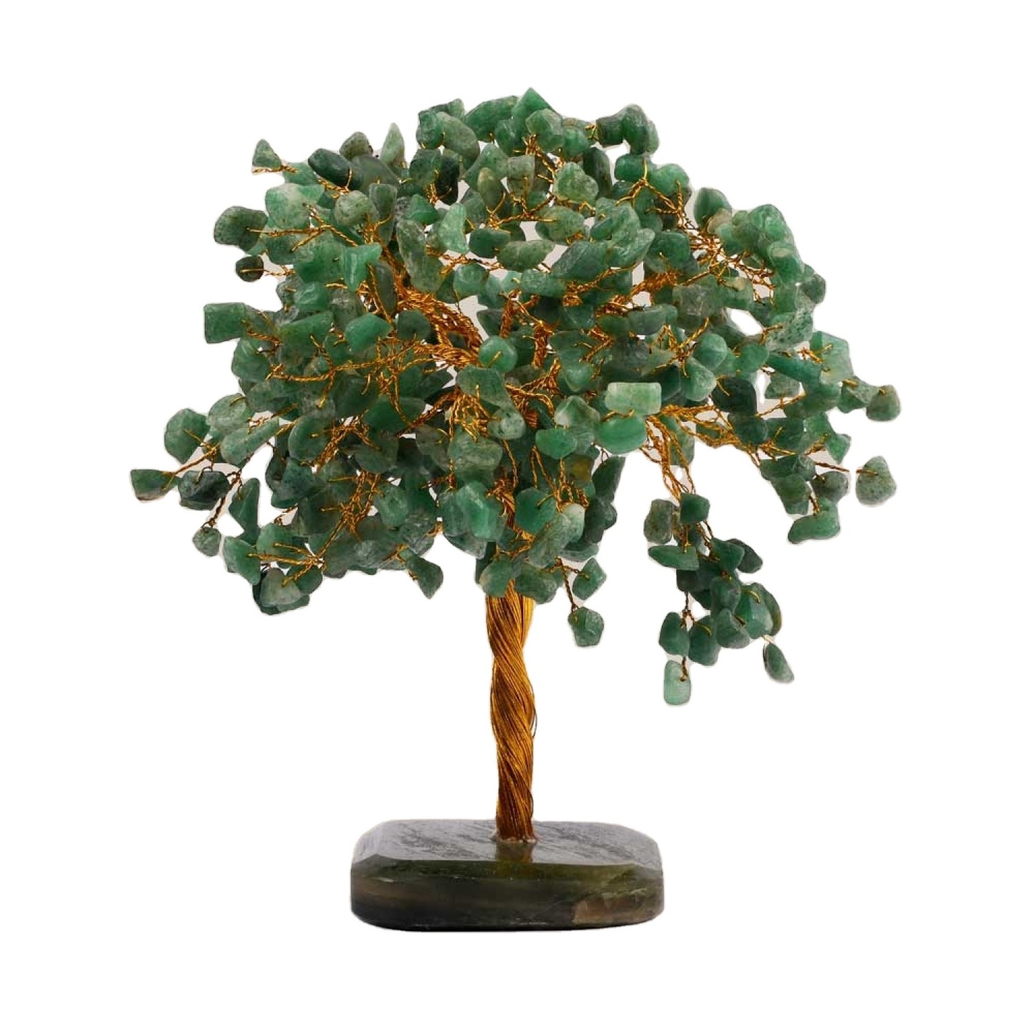 Best Quality Hot Sale Natural  GREEN JADE GEMSTONE TREE BIG  BY ALIF CRYSTAL AND AGATE