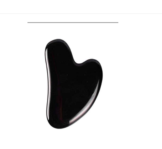 Best Quality Hot Sale Bulk Natural Black Obsidian Gua Sha Facial Tool