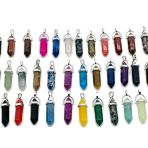 Natural Choice Quartz Crystal Point Healing Stone Pendulum Reiki Chakra Yoga Pillar Pendant