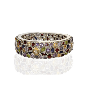 Semi-precious Gemstones Jewellery Sterling Silver Bangles