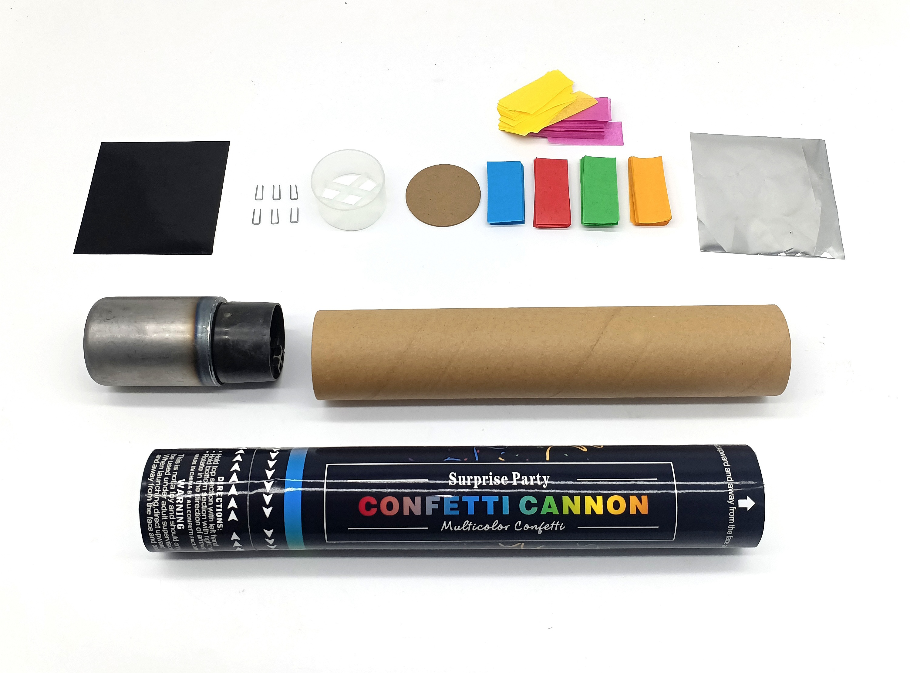 Ali Eco-friendly large confetti cannon biodegradable flameproof party popper confetti cannon