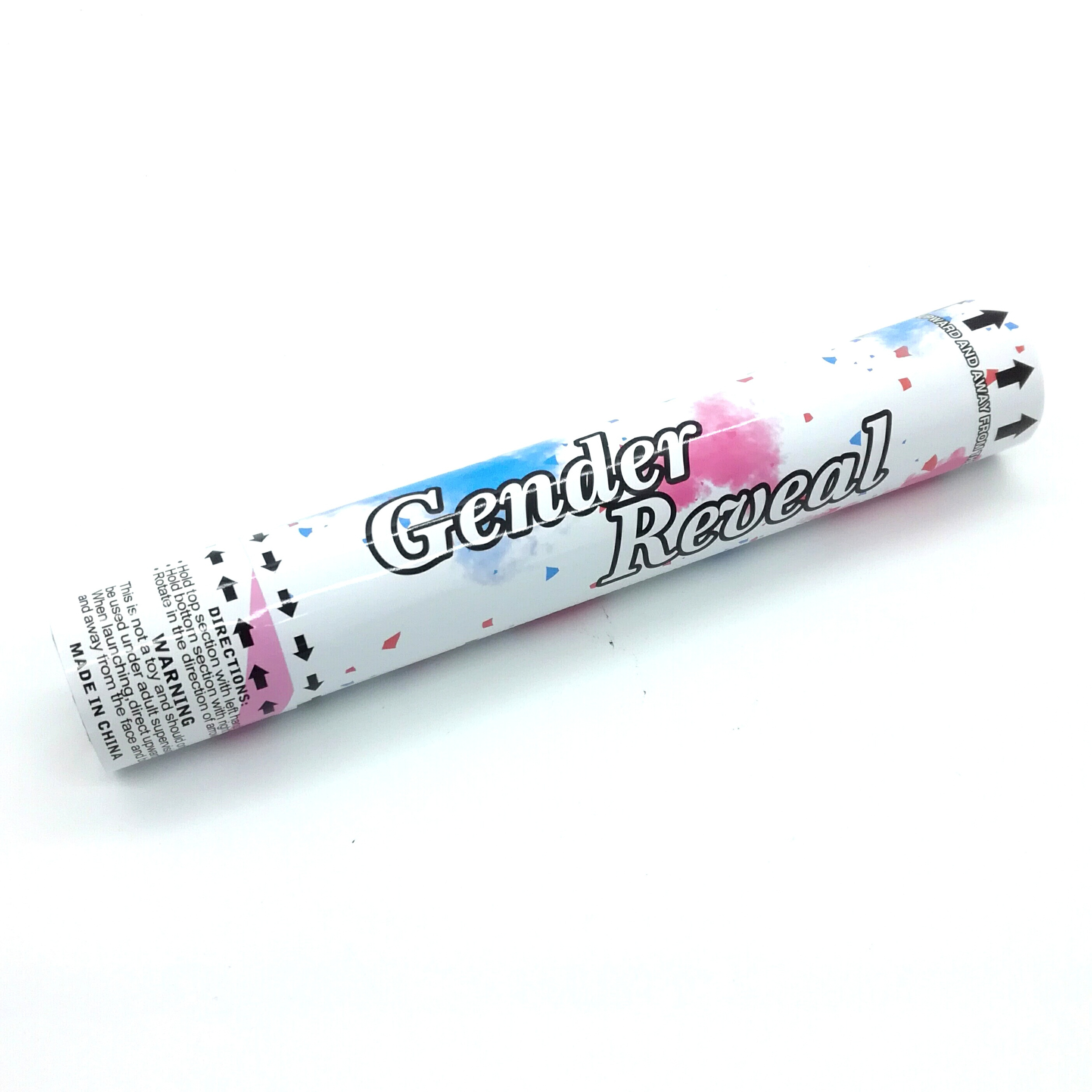 boy or girl gender reveal paper konfetti shooter color run powder smoke  biodegradable flameproof party popper confetti cannon