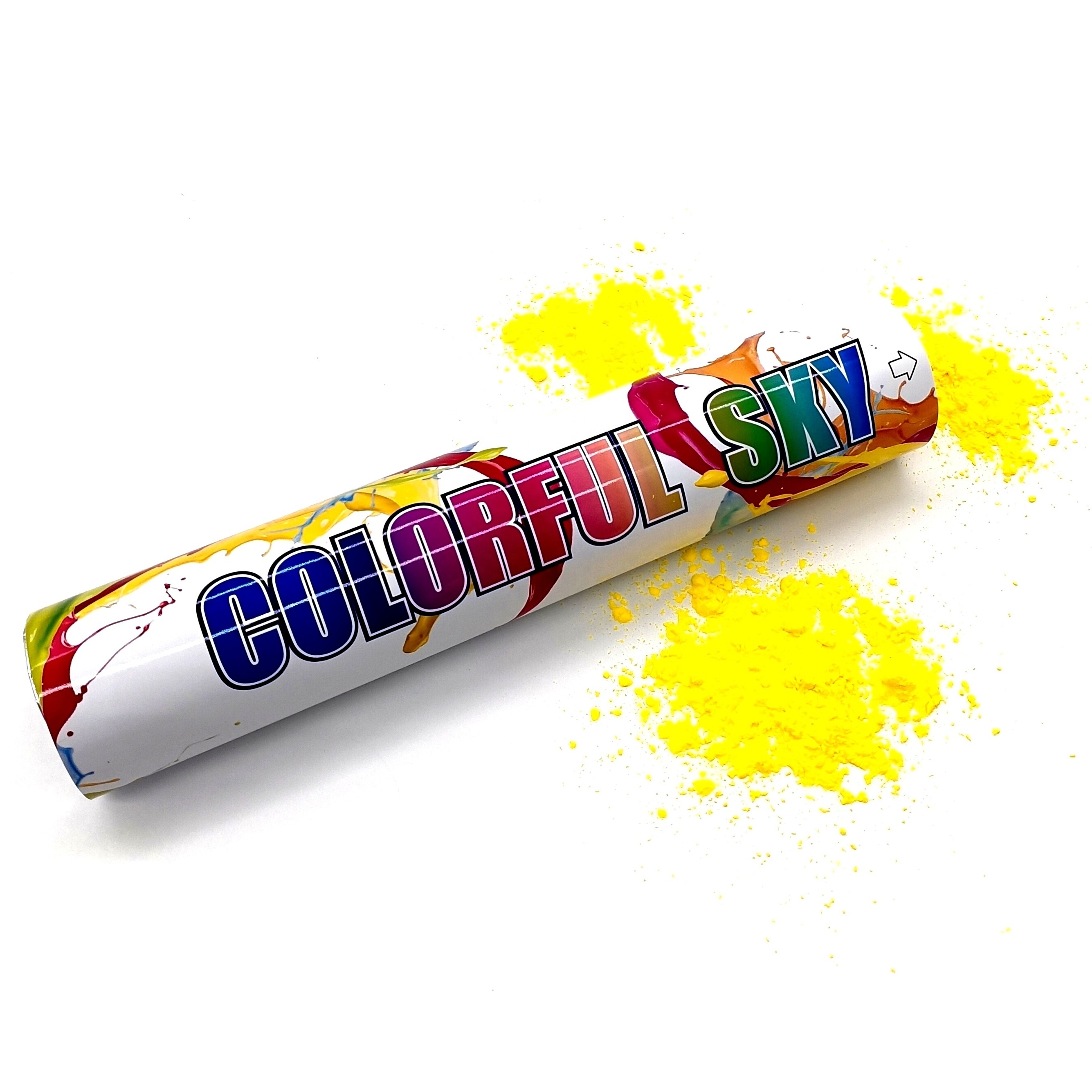 New Design Color Run Colorful Smoke Holi Powder Confetti Cannon biodegradable flameproof party popper confetti cannon