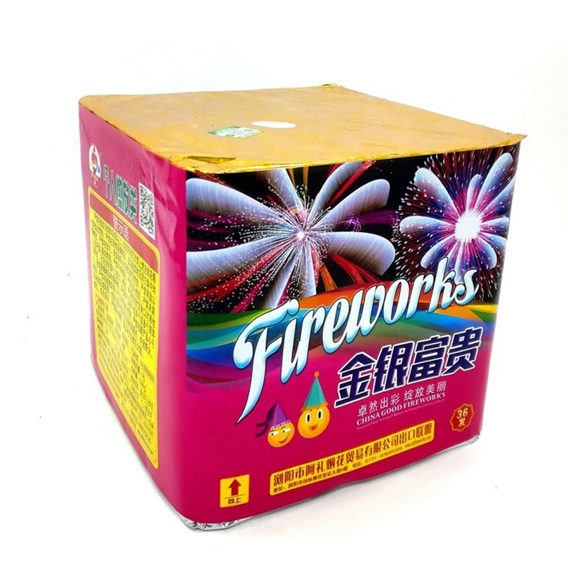 Wholesale Chinese Consumer Fireworks 36 Shots Cake Fireworks For New Year Celebration