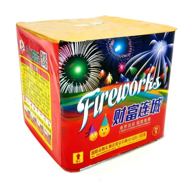 Wholesale Chinese Consumer Fireworks 36 Shots Cake Fireworks For New Year Celebration