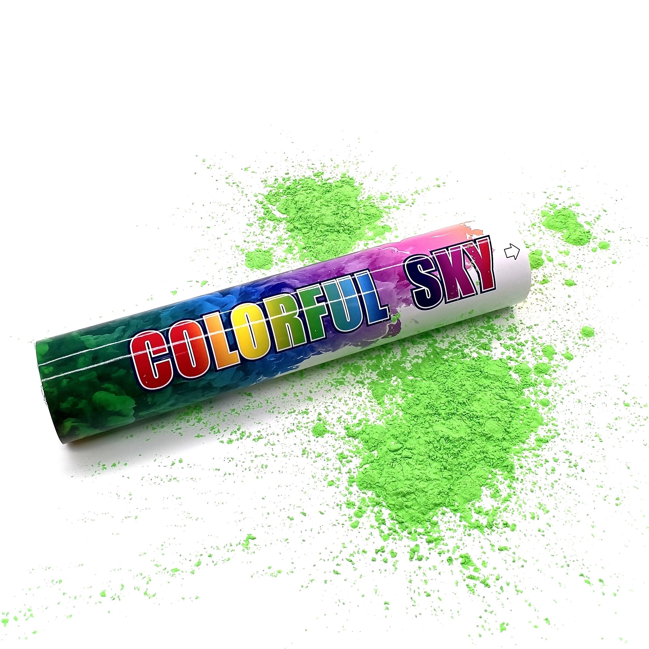 New Design Color Run Colorful Smoke Holi Powder Confetti Cannon biodegradable flameproof party popper confetti cannon