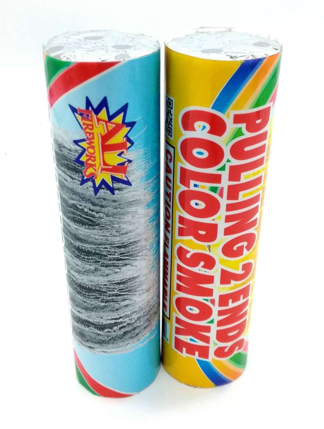 Two Ends Color Smoke Tube with Pull Ring Pyrotechnic for Wedding Party Daytime fireworks