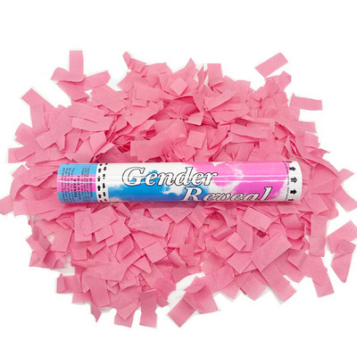 Hot Sale Confetti Shooter Gender Reveal Confetti Cannon Party Popper Confetti Launcher for Gender Reveal