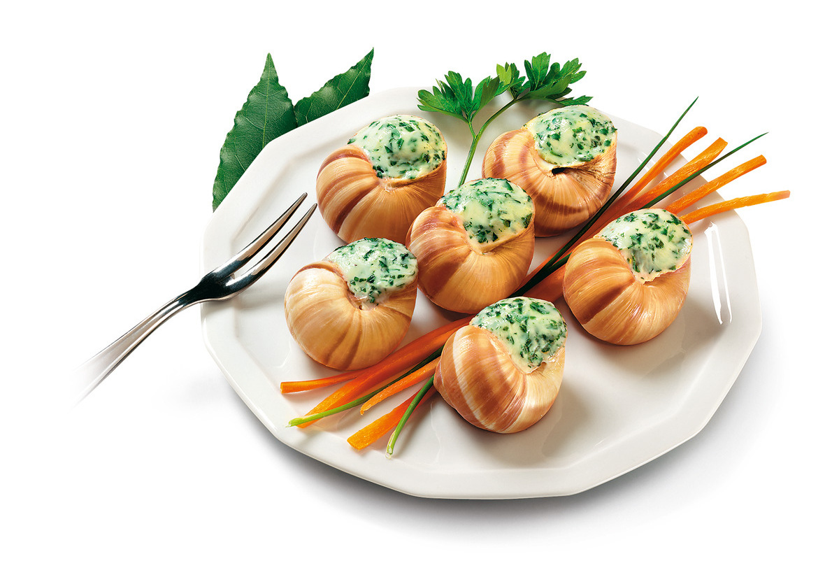 High quality italian food products ready to eat ready meals 12 pieces frozen bourgogne snails