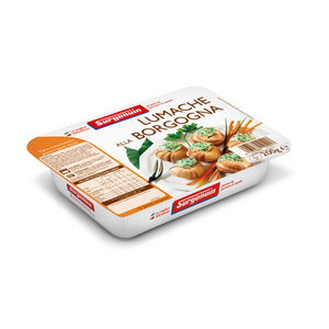 High quality italian food products ready to eat ready meals 12 pieces frozen bourgogne snails