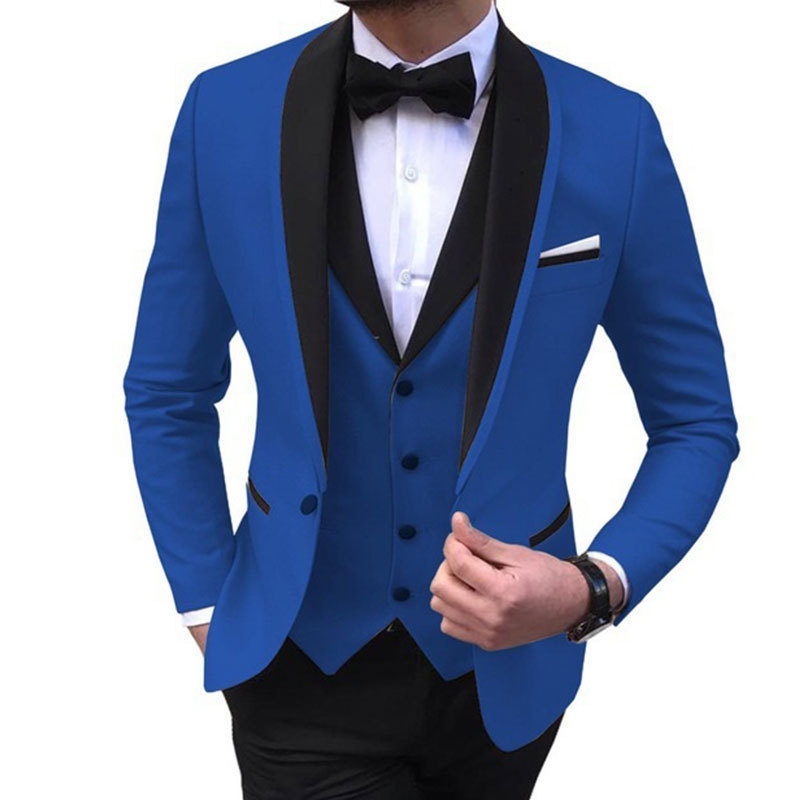 Party Dresses Jacket+Pants+Vest Fashion Suits For Men Slim Fit Party Casual Male Blazer Formal Occasion Dresses Homme Costume